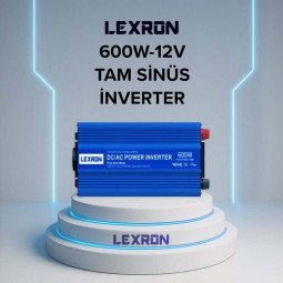 Lexron 600W 12v Tam Sinüs İnverter